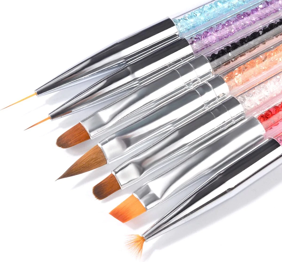 Acrylpenselen- 7 Stuks - Nagel Decoratie - Acrylnagels - Arcyl Penselen - Acryl - Nagels - Polygel - Penselen - Nagellak - Gelnagels - Gereedschap - Nagelstyliste - Gellak - Nagelgereedschap - Schoencadeautje 1 Acrylpenselen- 7 Stuks - Nagel Decoratie - Acrylnagels - Arcyl Penselen - Acryl - Nagels - Polygel - Penselen - Nagellak - Gelnagels - Gereedschap - Nagelstyliste - Gellak - Nagelgereedschap - Schoencadeautje