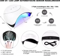 Royala D11 Gellak Starters Pakket + Inclusief UV LED Lamp + 10 Verschillende Gellak Kleuren - Gellak Lamp – Gellac Set - Alle Benodigdheden In Eén - Uitgebreid 62-Delig Pakket- Gel Polish Set - Gellak Set - UV LED Lamp 35 Royala D11 Gellak Starters Pakket + Inclusief UV LED Lamp + 10 Verschillende Gellak Kleuren - Gellak Lamp – Gellac Set - Alle Benodigdheden In Eén - Uitgebreid 62-Delig Pakket- Gel Polish Set - Gellak Set - UV LED Lamp -Nagelverzorging Winkel 1200x1117 2