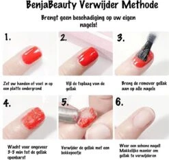BenjaBeauty Gellak Remover - Nagellak Remover - Nagellak - Pedicure - Manicure - Gel Polish -Nagelverzorging Winkel 1200x1131 1