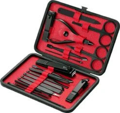 ⭐ATV PERFECTUM Luxe 18-delige - Manicure Set - Zwart Manicureset - Manicure Setje Pedicureset - Nagelschaartje - Nagelknipper – Nagelknipper Set - Manicureset - Manicuresetje -Nagelverzorging Winkel 1200x1131 4