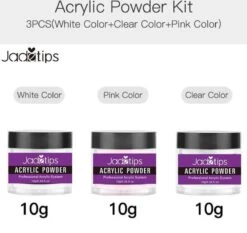 Acrylnagels Set | Nail Art | Liquid MMA Free | Wit, Roze & Transparant -Nagelverzorging Winkel 1200x1134 6