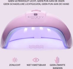 Merkloos Nagel UV Lamp Gelnagels - LED Lamp - Gellak - Nagellak Droger - Nagellak - 36W - Roze -Nagelverzorging Winkel 1200x1136