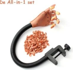 Oefenhand Voor Kunstnagels– Nail Art – All-in-1 Set - Nagel Set – Nail Trainer – Nail Tips – Acrylnagels Starterspakket – Nagel – Nail Trainer Hand – Oefen Hand Nagels - Nailtrainer Nagel Oefenhand -Nagelverzorging Winkel 1200x1136 3