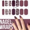 Nagel Wrap - Cowly Red | 14 Stickers Per Vel | Nail Wrap | Nail Art | Trendy | Design | Nagellakvrij | Eenvoudig | Nagel Art | Nagel Wrap | Nagel Stickers | Folie | Zelfklevend | Sjablonen