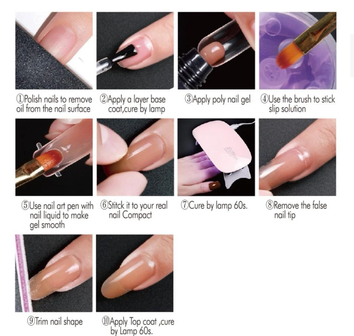 Yinikiz - POLYGEL Kit - 5 Kleuren Polygel 15ML - Roze En Wit - Starterkit- Gellak - Manicure Set - UV Lamp - Polygel Nagels Starterspakket - Nepnagels - 4 Yinikiz - POLYGEL Kit - 5 Kleuren Polygel 15ML - Roze En Wit - Starterkit- Gellak - Manicure Set - UV Lamp - Polygel Nagels Starterspakket - Nepnagels - - Afbeelding 4