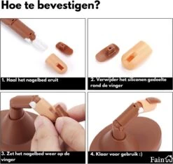 Oefenhand Voor Nagels – Nail Trainer Vinger – All-in-1 Set – Incl. 80 Kunstnagels – Nail Art – Nagel Set – Nail Trainer Hand -Nagelverzorging Winkel 1200x1141 4