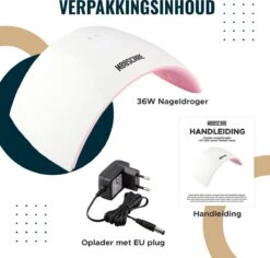 MOOSCARE 36 Watt LED Lamp Voor Gellak Nagels – Nageldroger – Gellak Lamp - UV Lamp Gelnagels - Nail Art Nagellamp - Gel Nagellak Nageldroger -Nagelverzorging Winkel 1200x1145 2