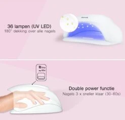 LifeGoods Nageldroger - Voor Gelnagels - 36 LED's - 54W -Nagelverzorging Winkel 1200x1146 1