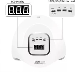 Victoria Nails Pro - 150W/45 LEDs - 2 In 1 UV/leD Lamp - 2021 SUNX5 MAX UV/LED Lamp - Manicure/Pedicure Handen En Voeten - Gellak - Gelnagels - Acrylnagels - Top Coat-Led Nagellamp-Uv Nagellamp-Nagels-Nageldroger - Nagel Tafellamp -Nagelverzorging Winkel 1200x1148 2