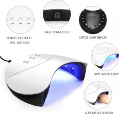 Royala D11 Gellak Starters Pakket + Inclusief UV LED Lamp + 10 Verschillende Gellak Kleuren - Gellak Lamp – Gellac Set - Alle Benodigdheden In Eén - Uitgebreid 62-Delig Pakket- Gel Polish Set - Gellak Set - UV LED Lamp 36 Royala D11 Gellak Starters Pakket + Inclusief UV LED Lamp + 10 Verschillende Gellak Kleuren - Gellak Lamp – Gellac Set - Alle Benodigdheden In Eén - Uitgebreid 62-Delig Pakket- Gel Polish Set - Gellak Set - UV LED Lamp -Nagelverzorging Winkel 1200x1148 5