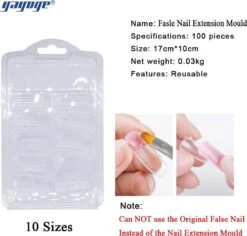 Merkloos Dual Forms Tips - 100 Stuks - Herbruikbaar -Nagelverzorging Winkel 1200x1148 9