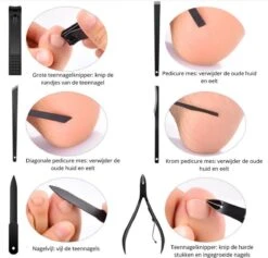 XYZ Goods - Manicure En Pedicure Set - 18 Delige-set Inclusief Nagelknipper In Nette Lederen Opberg Etui -Nagelverzorging Winkel 1200x1150 15