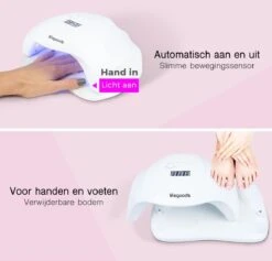 LifeGoods Nageldroger - Voor Gelnagels - 36 LED's - 54W -Nagelverzorging Winkel 1200x1153 3