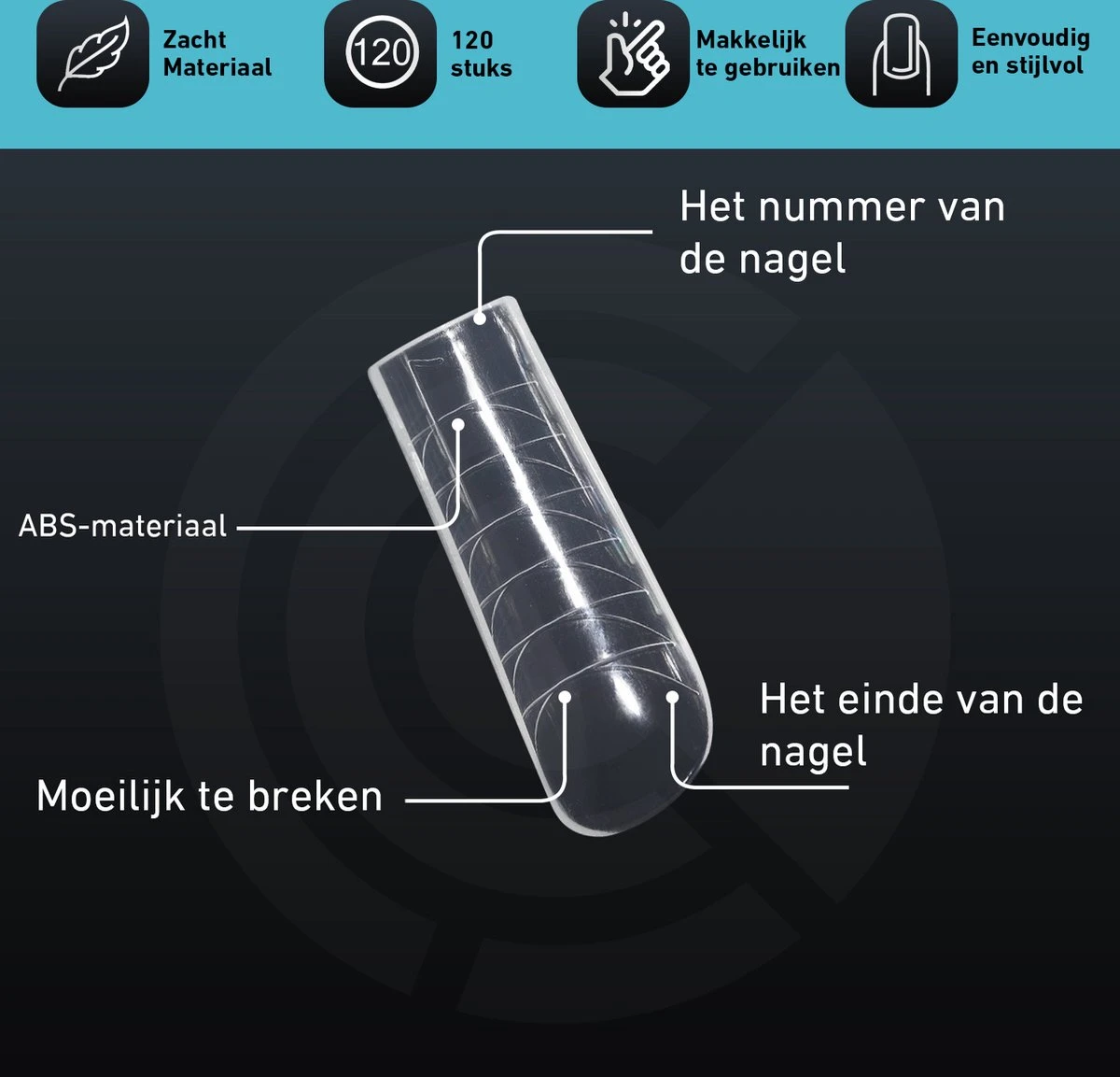Dual System Forms - Voor Polygel & Acrylgel Nagels - Kunstnagels - Nepnagels - 120 Stuks 4 Dual System Forms - Voor Polygel & Acrylgel Nagels - Kunstnagels - Nepnagels - 120 Stuks - Afbeelding 4