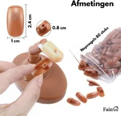 Oefenhand Voor Nagels – Nail Trainer Vinger – All-in-1 Set – Incl. 80 Kunstnagels – Nail Art – Nagel Set – Nail Trainer Hand -Nagelverzorging Winkel 1200x1156 10