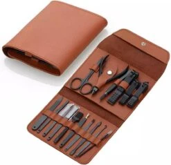 16 Delig Manicure Set Met Gezichtsmasker- Nagelset -Nagelvijl - Nagelknipper- Nagelschaar - Pincet- Manicureset Met Luxe Etui Voor Nagel -Nagelverzorging Winkel 1200x1159 3