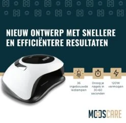 MOOSCARE 120 Watt LED Lamp Voor Gellak Nagels - UV Lamp Gelnagels - Nail Art Nagellamp - Gel Nagellak Nageldroger -Nagelverzorging Winkel 1200x1165 3