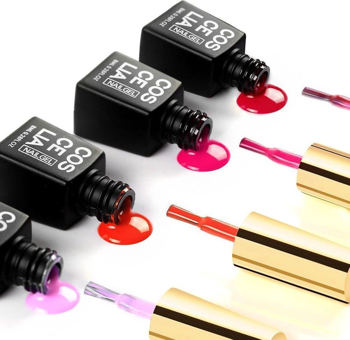 Royala Gellak D4 Starterspakket + Inclusief UV Lamp + Met 10 Verschillende Gellak Kleuren - Gellak Lamp – Gellac Set - Alle Benodigdheden In Eén - Uitgebreid 62-Delig Pakket 5 Royala Gellak D4 Starterspakket + Inclusief UV Lamp + Met 10 Verschillende Gellak Kleuren - Gellak Lamp – Gellac Set - Alle Benodigdheden In Eén - Uitgebreid 62-Delig Pakket - Afbeelding 5