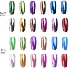 GUAPÀ - Holografische Glitter Poeder Set - Roze & Zilver & Goud - Nail Art & Nagel Decoratie- 3 Stuks -Nagelverzorging Winkel 1200x1168 1