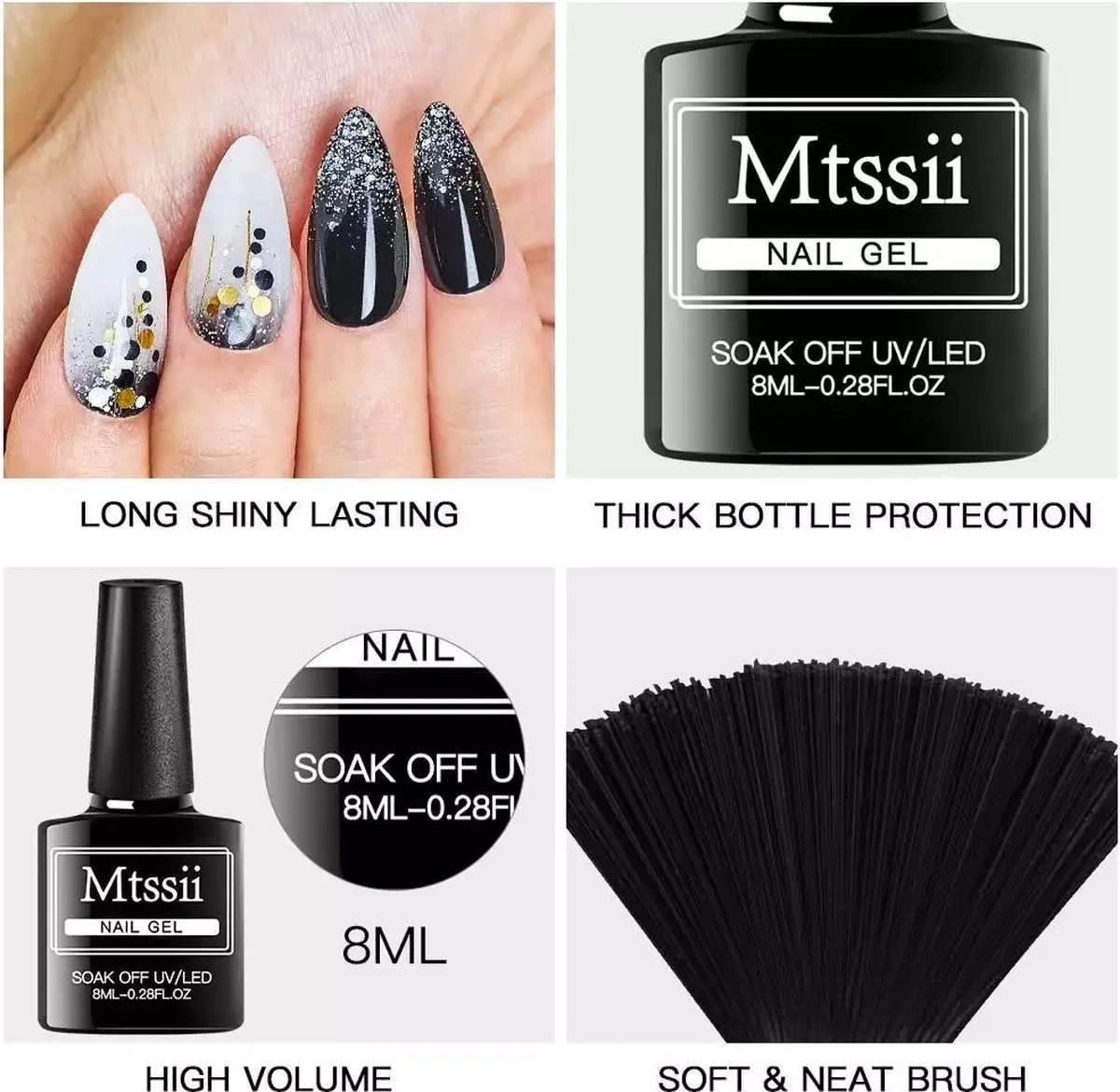 Mtssii - Gelnagel Kit - 5 ZOMER KLEUREN Gellak - Blauw, Groen, Oranje/nude, Geel En Lila- Starterkit - Manicure Set - 54 Watt UV Lamp - Gel Nagels Starterspakket - Nepnagels - 3 Mtssii - Gelnagel Kit - 5 ZOMER KLEUREN Gellak - Blauw, Groen, Oranje/nude, Geel En Lila- Starterkit - Manicure Set - 54 Watt UV Lamp - Gel Nagels Starterspakket - Nepnagels - - Afbeelding 3