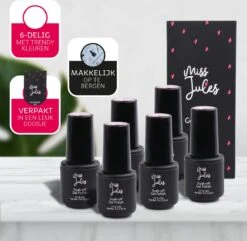 Miss Jules - 6-Delige Gellak Starterspakket - Nagellak - Kleur Pastel - Glanzend & Dekkend Resultaat -Nagelverzorging Winkel 1200x1172 1