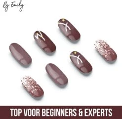 By Emily - Nagel Wrap - Star Struck | 14 Stickers | Nail Wrap | Nail Art | Trendy | Design | Nagellakvrij | Eenvoudig | Nagel Wrap | Nagel Stickers | Folie | Zelfklevend | Sjablonen -Nagelverzorging Winkel 1200x1173 8