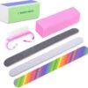 Professionele Nagelvijlen Set | Blokvijl | Pedicureset | Manicureset | Nagelborstel | Polijst Vijl | 6 Delig