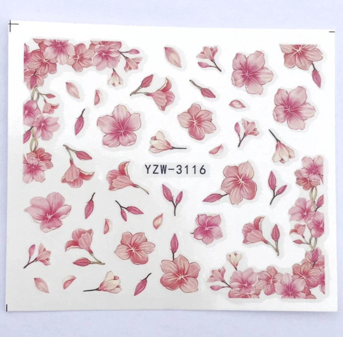 Hiden | Nagelstickers Cherry Blossoms - Nail Art - Decoraties - Water Transfer Nagelstickers - Beauty & Make-up | 29 Stickers 2 Hiden | Nagelstickers Cherry Blossoms - Nail Art - Decoraties - Water Transfer Nagelstickers - Beauty & Make-up | 29 Stickers - Afbeelding 2