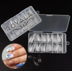 Royala 104 - Rounded Half Frosted - Full Cover - Nageltips - Nepnagels - Plaknagels - In Assortimentsbox - 120 Stuks 12 Maten - Voor Gellak Acrylnagellak En PolyGel Nagels - Royala Frosted Tips Line 12 Royala 104 - Rounded Half Frosted - Full Cover - Nageltips - Nepnagels - Plaknagels - In Assortimentsbox - 120 Stuks 12 Maten - Voor Gellak Acrylnagellak En PolyGel Nagels - Royala Frosted Tips Line -Nagelverzorging Winkel 1200x1180 22
