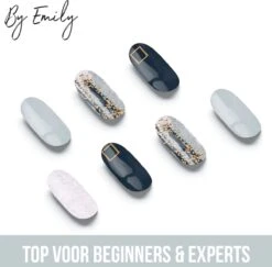 By Emily - Nagel Wrap - Classic Teal | 14 Stickers Per Vel | Nail Wrap | Nail Art | Trendy | Design | Nagellakvrij | Eenvoudig | Nagel Art | Nagel Wrap | Nagel Stickers | Folie | Zelfklevend | Sjablonen -Nagelverzorging Winkel 1200x1180 6