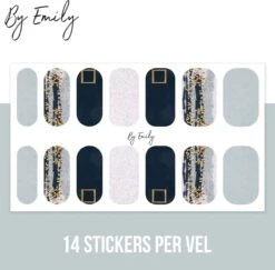 By Emily - Nagel Wrap - Classic Teal | 14 Stickers Per Vel | Nail Wrap | Nail Art | Trendy | Design | Nagellakvrij | Eenvoudig | Nagel Art | Nagel Wrap | Nagel Stickers | Folie | Zelfklevend | Sjablonen -Nagelverzorging Winkel 1200x1180 7