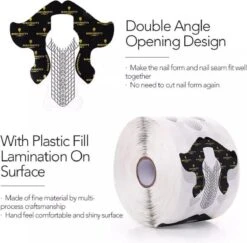 Born Pretty - Nagelsjablonen - 500 Stuks - Nagel Sjablonen - Nagel Stickers - Nail Forms - Nagel Sjablonen Verlenging - Nagelvormen - Nagel Sjablonen Stiletto - Nail Sjablonen - Nail Sjablonen Form - Nail Sjablonen Vorm - Nagelverlenging -Nagelverzorging Winkel 1200x1181 34