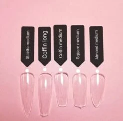 Gel Soft Flex Nepnagels Plaknagels Met Lijm Almond Shape Nagels Press On Nails 100% Soak-off - Fake Nails- Nageltips Full Cover 240 Stuks Transparant / Clear Tips Van Hoge Kwaliteit + Nagelvijl + Lijm -Nagelverzorging Winkel 1200x1182 9