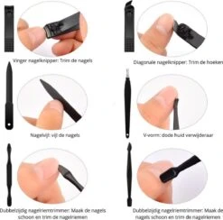 XYZ Goods - Manicure En Pedicure Set - 18 Delige-set Inclusief Nagelknipper In Nette Lederen Opberg Etui -Nagelverzorging Winkel 1200x1183 2