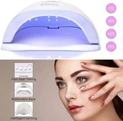 Merkloos Professionele UV Nagellamp Voor Gel Nagellak - Sun X5 Plus 80W 36 Leds - Geschikt Gellak - Gel Nagellak Droger -Nagelverzorging Winkel 1200x1183
