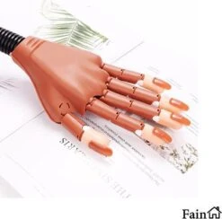Oefenhand Voor Kunstnagels– Nail Art – All-in-1 Set - Nagel Set – Nail Trainer – Nail Tips – Acrylnagels Starterspakket – Nagel – Nail Trainer Hand – Oefen Hand Nagels - Nailtrainer Nagel Oefenhand -Nagelverzorging Winkel 1200x1185 10