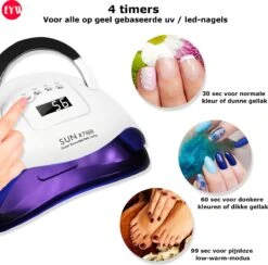 Nageldroger - Nageldrogers - 80 Watt UV LED Lamp Nagels - 45 Leds - Nagellak Droger - UV LED Lamp - Nagellamp - Nail Dryer - Nageldroger Voor Gel Nagellak - Gewone Nagellak - Wit 12 Nageldroger - Nageldrogers - 80 Watt UV LED Lamp Nagels - 45 Leds - Nagellak Droger - UV LED Lamp - Nagellamp - Nail Dryer - Nageldroger Voor Gel Nagellak - Gewone Nagellak - Wit -Nagelverzorging Winkel 1200x1187