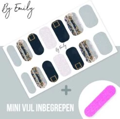 By Emily - Nagel Wrap - Classic Teal | 14 Stickers Per Vel | Nail Wrap | Nail Art | Trendy | Design | Nagellakvrij | Eenvoudig | Nagel Art | Nagel Wrap | Nagel Stickers | Folie | Zelfklevend | Sjablonen -Nagelverzorging Winkel 1200x1188 4