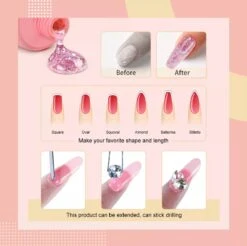 Royala POG4 Professionele Poly Gel Kit – Premium Quality – 8 Kleuren Polygel - Dual Molds Nagelvormen - Polygel Pakket - Topcoat Basecoat - Incl. 36 Watt LED Nageldroger - Poly Acryl Nagels - Nail Art Pakket - Starterspakket - Gel Lak -Nagelverzorging Winkel 1200x1194 7