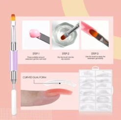 Royala POG4 Professionele Poly Gel Kit – Premium Quality – 8 Kleuren Polygel - Dual Molds Nagelvormen - Polygel Pakket - Topcoat Basecoat - Incl. 36 Watt LED Nageldroger - Poly Acryl Nagels - Nail Art Pakket - Starterspakket - Gel Lak -Nagelverzorging Winkel 1200x1194 8