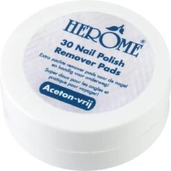 Herome Nagellakremover Pads - Nagellakverwijderaar Pads - Acetonvrij, Mild Reinigend En Droogt Niet Uit - Handig Voor Onderweg Travelsize- 30 Pads -Nagelverzorging Winkel 1200x1195