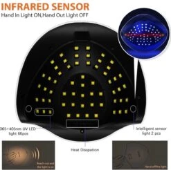 2022 Nageldroger - 280W/66 LEDs - Nagellamp - Nieuw Nageldroger - Wit/Zwart - Manicure/Pedicure Handen En Voeten - Gellak - Gelnagels - Acrylnagels - Top Coat - Matte Top Coat - Led Nagellamp - Uv Nagellamp - Nagels - Nagellak Droger - Tafellamp -Nagelverzorging Winkel 1200x1196 1