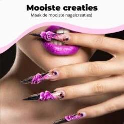 Quevo - Oefenhand Voor Nagels - Nailtrainer - 100 Nageltips - Nagelstickers - Nagelknipper -Nagelverzorging Winkel 1200x1200 1002