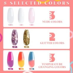 Merkloos Nepnagels - Polygel Set - 8 Kleuren - Nagels Set - Polygel Starter Set - Nagelverlenging Gel Kit - Voor Beginners - Voor DIY Salon Art Nagels -Nagelverzorging Winkel 1200x1200 1024