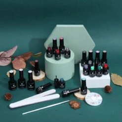 Merkloos Polygel Set - 20 Kleuren - UV Nagels Set - Polygel Starter Set - Helder Rood Naakt - Nagelverlenging Gel Kit - Voor DIY Salon Art Nagels -Nagelverzorging Winkel 1200x1200 1076