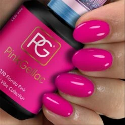Pink Gellac - Florida Pink - Gellak - Vegan - Roze - Glanzend - 15ml -Nagelverzorging Winkel 1200x1200 110