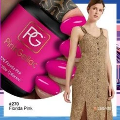 Pink Gellac - Florida Pink - Gellak - Vegan - Roze - Glanzend - 15ml -Nagelverzorging Winkel 1200x1200 111