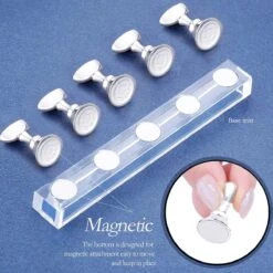 Merkloos Nailtrainer Oefenhand Voor Nagels 12-delige Set - Acryl Nagels Starterspakket - Starter Kit Nagel Display Magnetische Waaier – Kunstnagels Plaknagels - Nail Art Set - Uv Lamp Gelnagels Houd -Nagelverzorging Winkel 1200x1200 1113