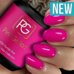 Pink Gellac - Florida Pink - Gellak - Vegan - Roze - Glanzend - 15ml -Nagelverzorging Winkel 1200x1200 112