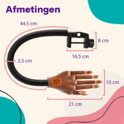 Merkloos Oefenhand Voor Nagels - Nailtrainer - Nagel Oefenhand - Compleet Acryl Nagels Starterpakket -Nagelverzorging Winkel 1200x1200 1125